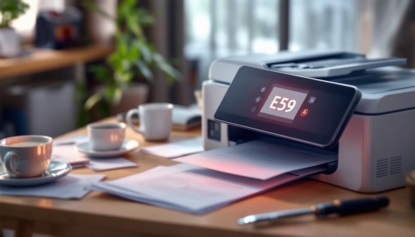 Découvrez comment corriger le code d'erreur E59 sur votre imprimante Canon grâce à notre guide étape par étape. Suivez nos conseils pratiques pour résoudre ce problème rapidement et retrouver une impression de qualité.