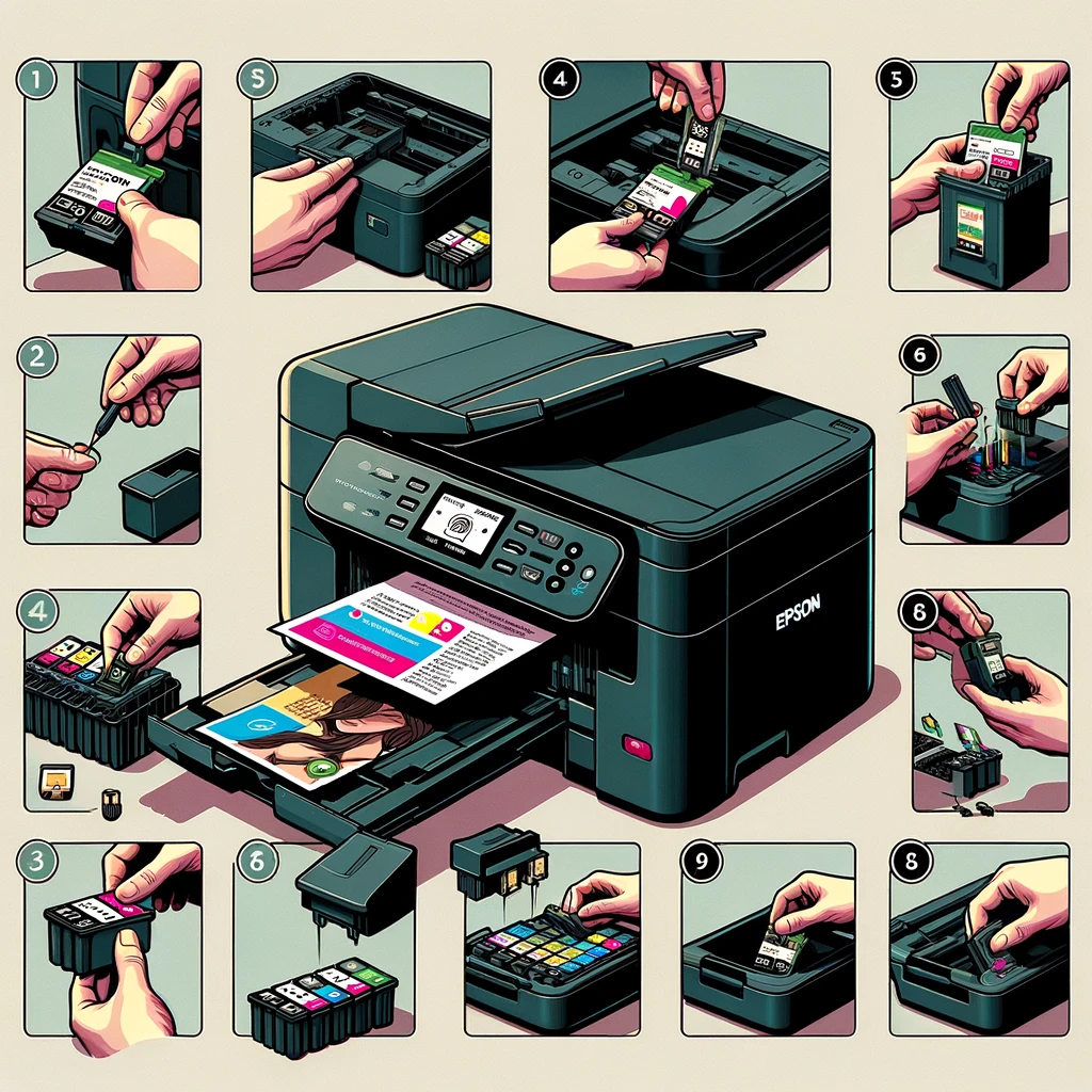 guide pour changer sa cartouche epson