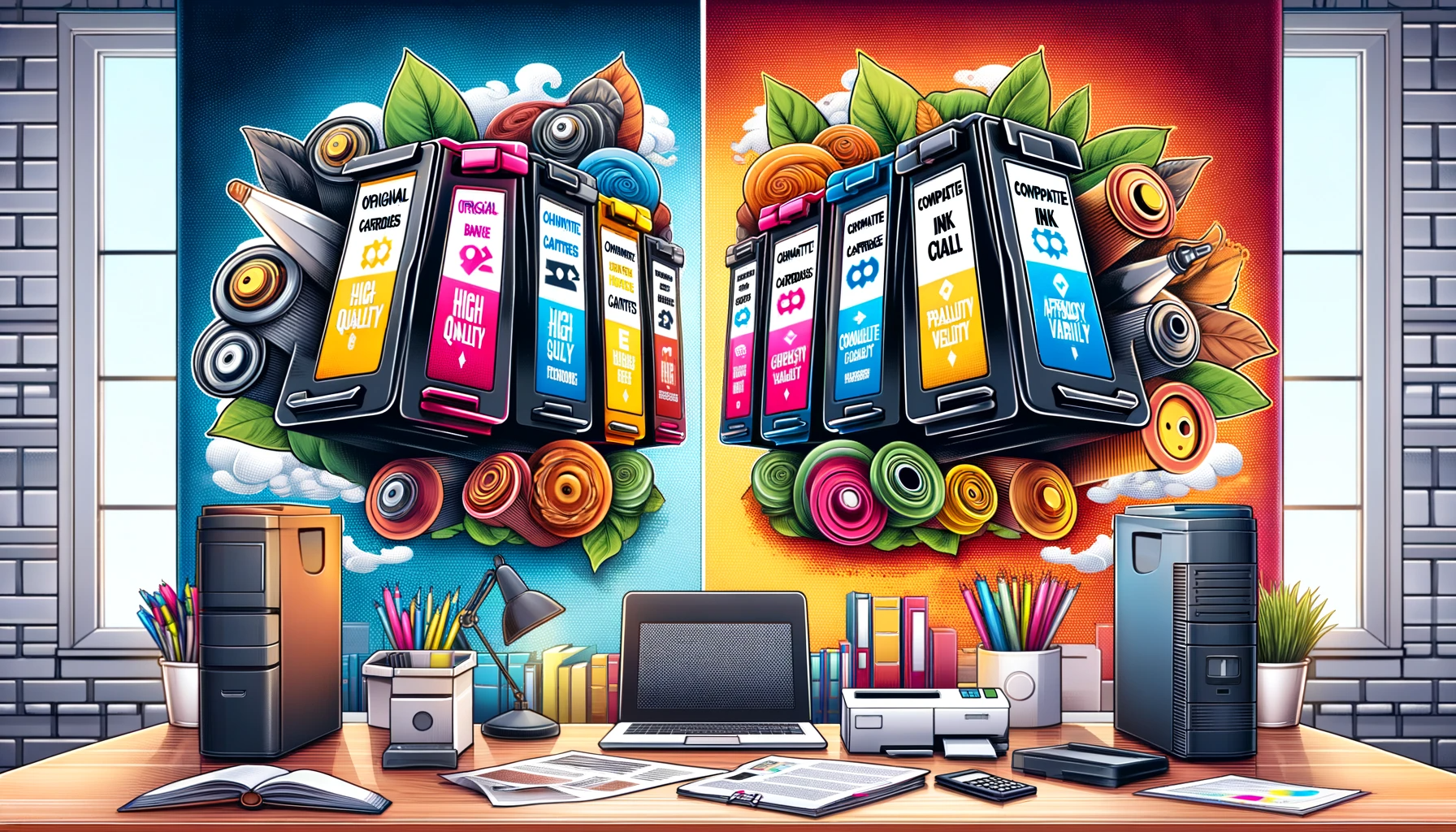 cartouches originales vs cartouches compatibles