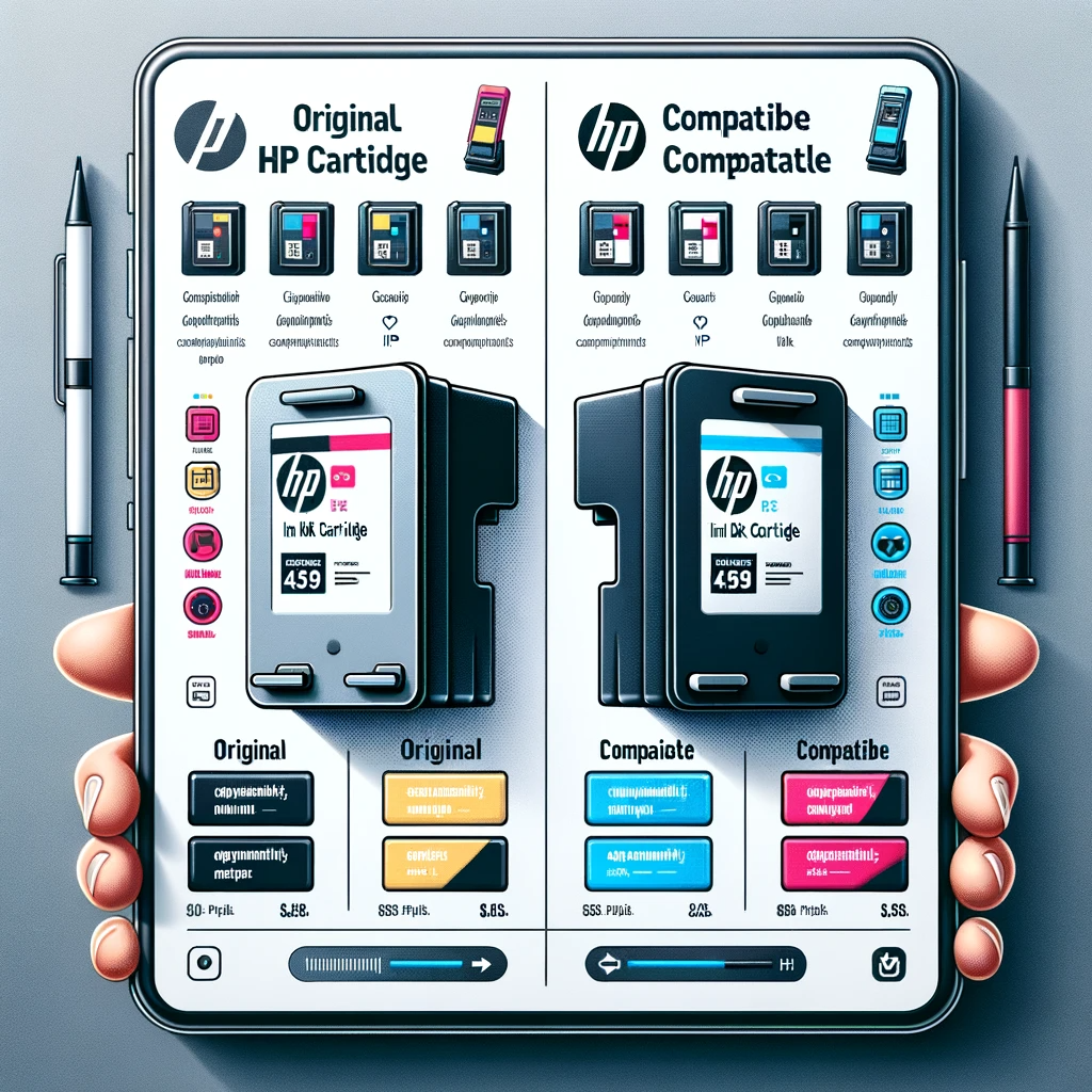 Installer correctement une cartouche d'encre HP compatible