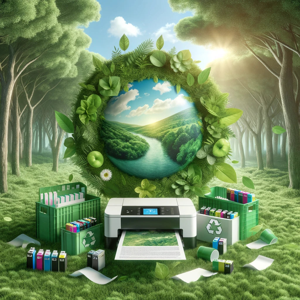 écouvrez comment économiser sur l'encre et adopter des pratiques d'impression écologiques avec les cartouches d'encre HP compatibles