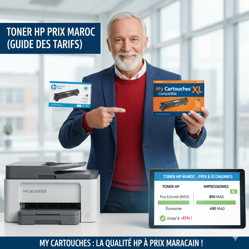 Quel est le prix d'un toner HP au Maroc en 2025 ?