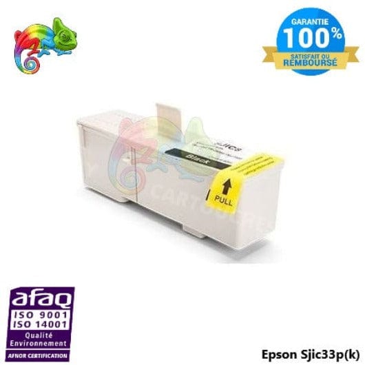 mycartouches Jet d'encre Cartouche D'encre Epson SIJC33PK Noir  Epson SIJC33PK Compatible