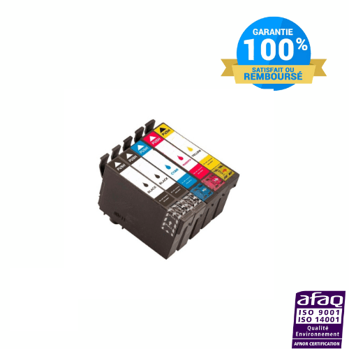 mycartouches Pack B/C/M/Y Cartouche D'encre  Epson  ( FRAISE ) 29 XL Pack de 5 Cartouches Epson T-29 Compatible