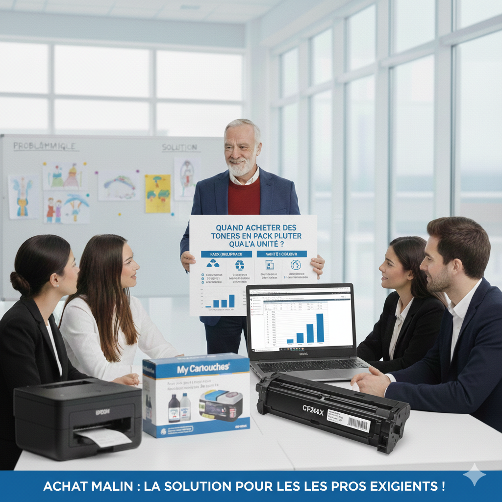 Quand Faut-il Privilégier l'Achat de Toners en Pack (Multipack) ?