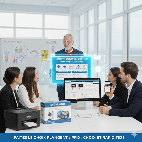 Qui rachète les cartouches d'encre vides et à quel prix ?