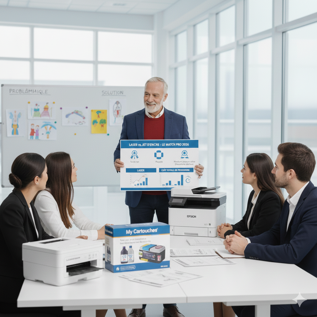 Laser ou Jet d'encre pour votre entreprise ? Le Comparatif Pro 2026