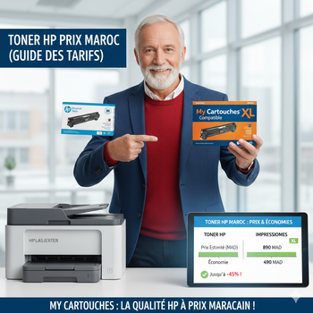 Quel est le prix d'un toner HP au Maroc en 2025 ?