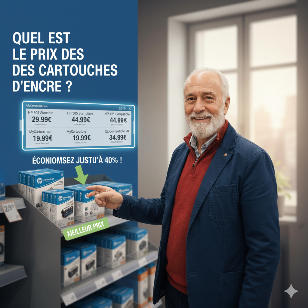Quel est le prix des cartouches d'encre ?