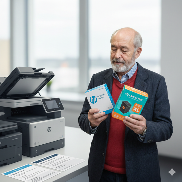 Comment choisir entre un toner compatible et un toner original pour son imprimante HP ?