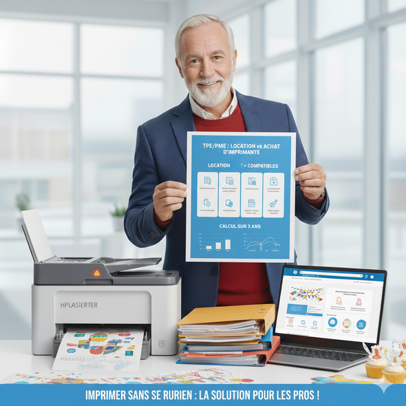 Location (Leasing) ou Achat d'imprimante : Quelle est l'option la plus rentable pour une PME ?