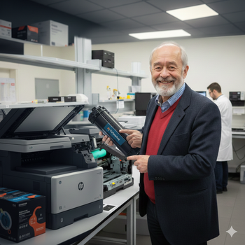 Comment nettoyer le tambour de son imprimante après l'installation d'un toner ?