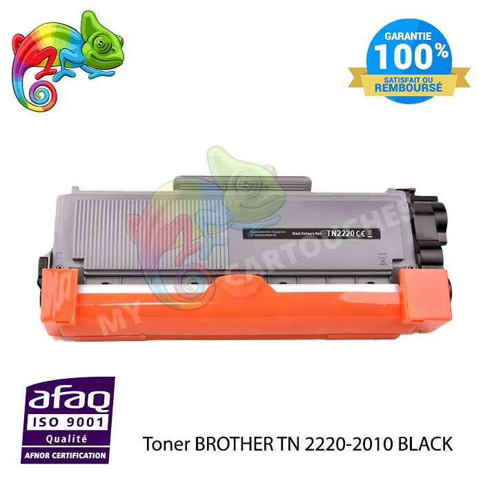 Toner Laser pour Brother TN 2220 - 2010 Black Compatible