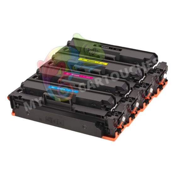 Pack De 4 Toners Laser Pour  HP 415X  (B/C/M/Y) Compatibles