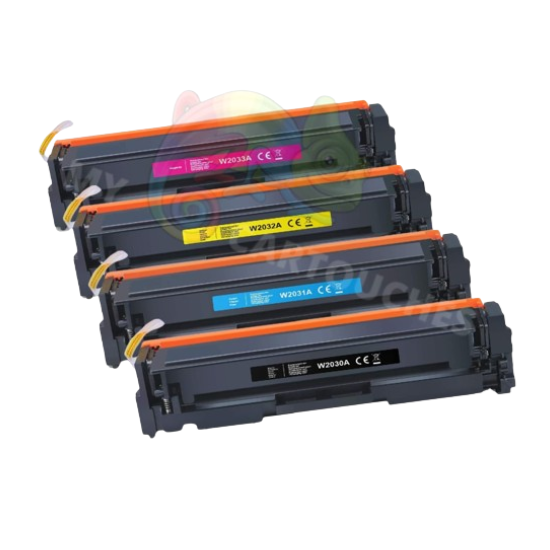 Pack De 4 Toners Laser Pour  HP 415A  (B/C/M/Y) Compatibles