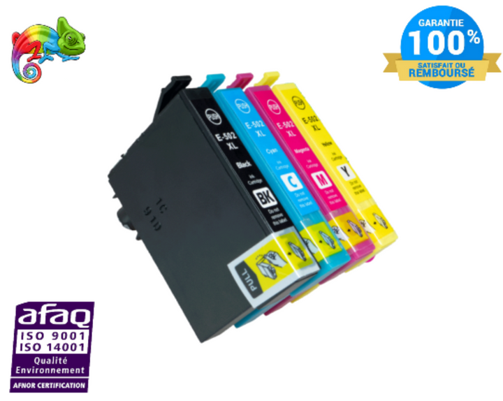 pack 4 cartouches compatible epson 502