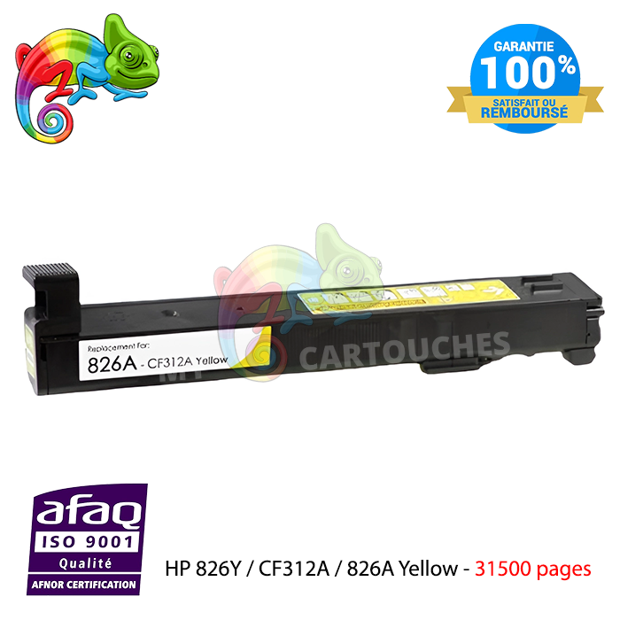 Toner Laser HP CF312A 826A Yellow - 35100 Pages Yellow