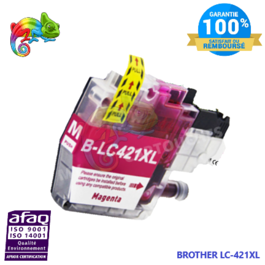 Cartouche d'encre Pour Brother LC-421 XL Magenta LC-421 Brother Compatible