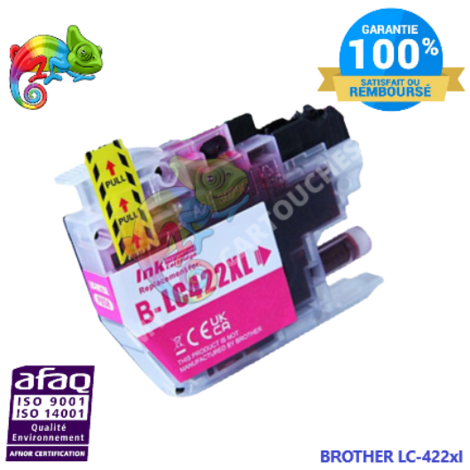 Cartouche d'encre Pour Brother LC-422 XL Magenta LC-422 Brother Compatible