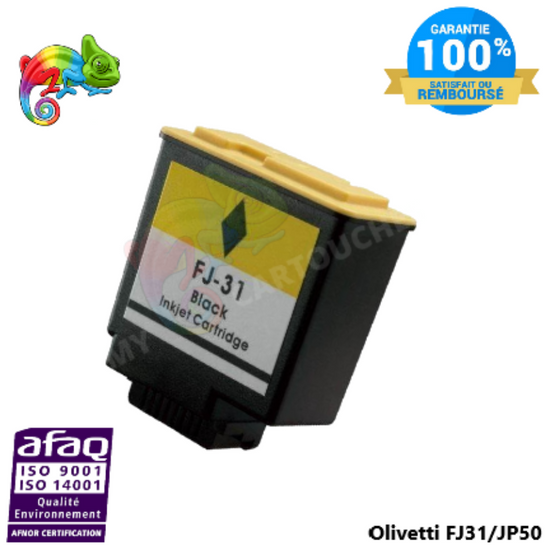 Cartouches d'encre pour Olivetti FJ31/JP50 Noir Compatible