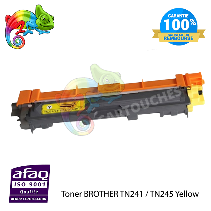 Toner Laser Brother TN 241/245 Yellow  compatible