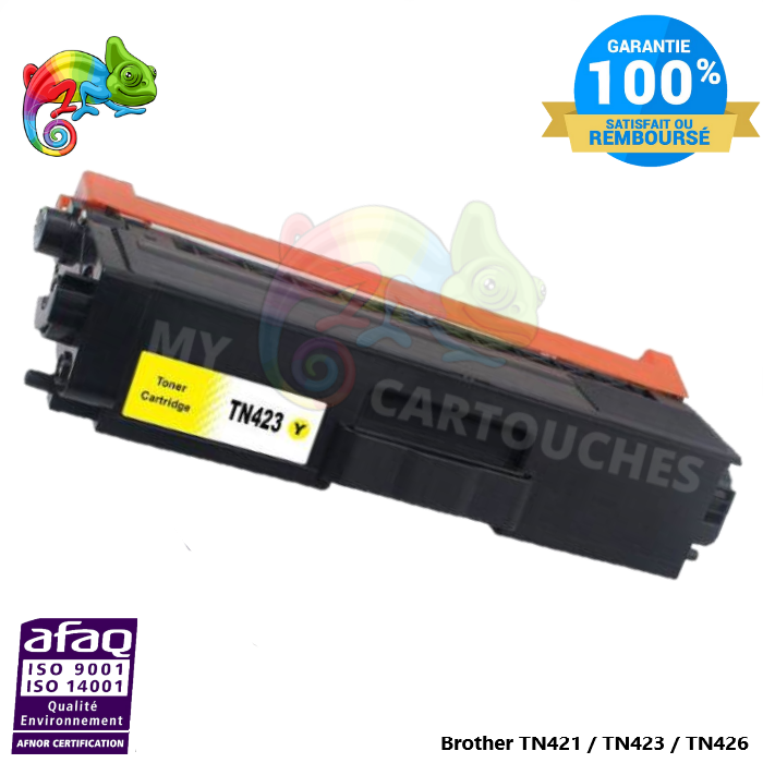 Toner Laser  Brother TN 421/423  Yellow  Compatible