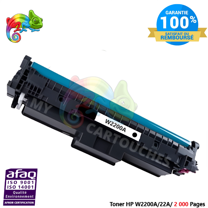 Toner Laser Pour HP 220A Noir Toner laser HP ( W2200A) Compatible Noir