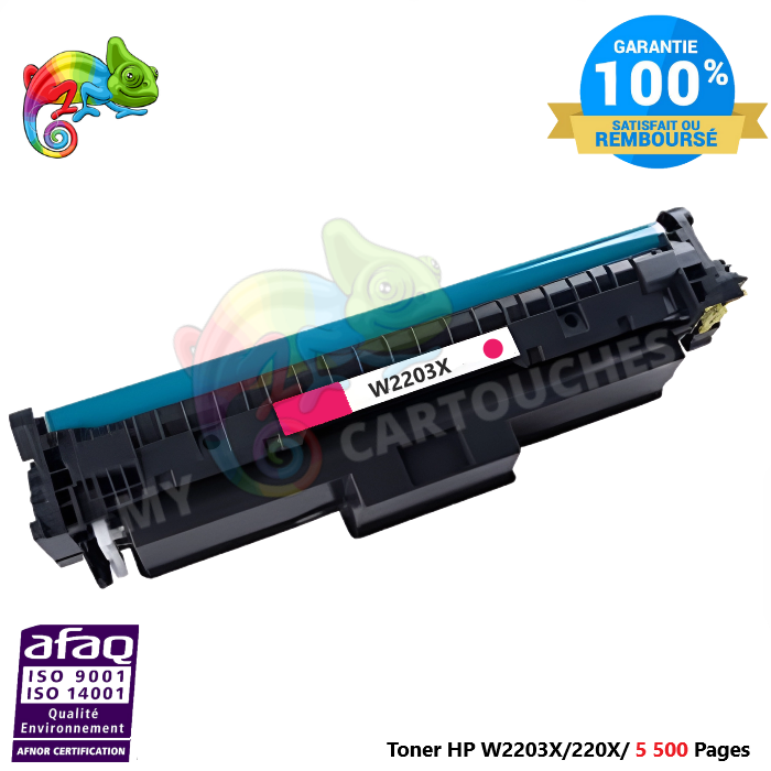 Toner Laser HP 220X Magenta Toner laser HP ( W2203X) Compatible