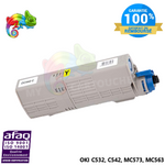 Toner Laser Jaune Compatible Pour OKI C532 / C542 / C563 / MC573 ( 46490605 )