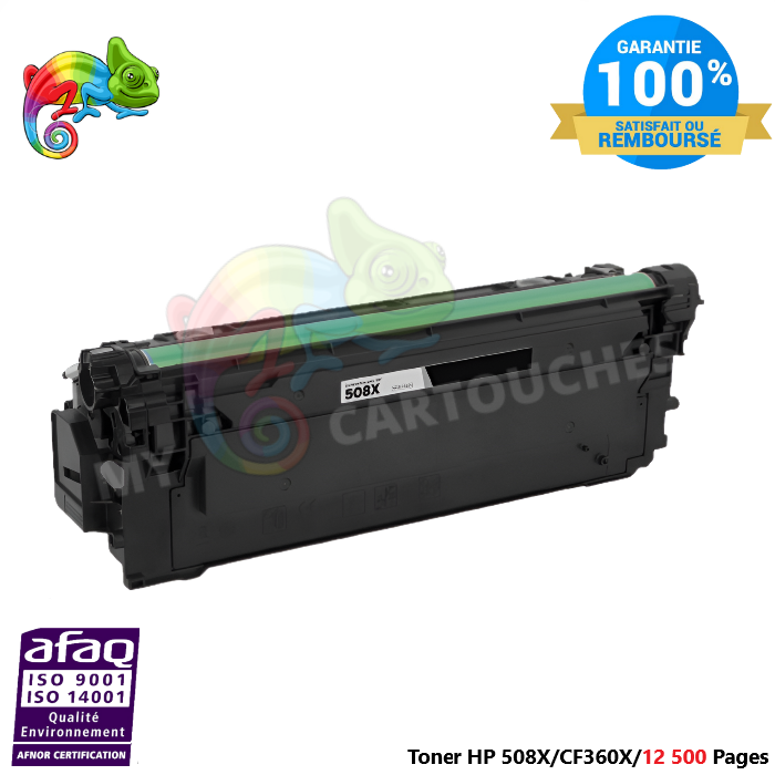 Toner Laser Pour HP 508X Noir Toner laser HP (CF360X) Compatible