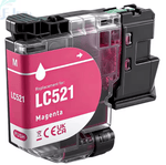 MyCartouches 🇫🇷 Jet d'encre Brother 521 - Pack x 4 jet d'encre équivalent à LC521VAL - Black Cyan Magenta Yellow