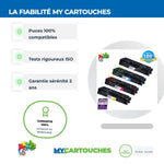 mycartouches Pack B/C/M/Y Canon 045H - Pack De 4 Toners Compatibles Canon 045H