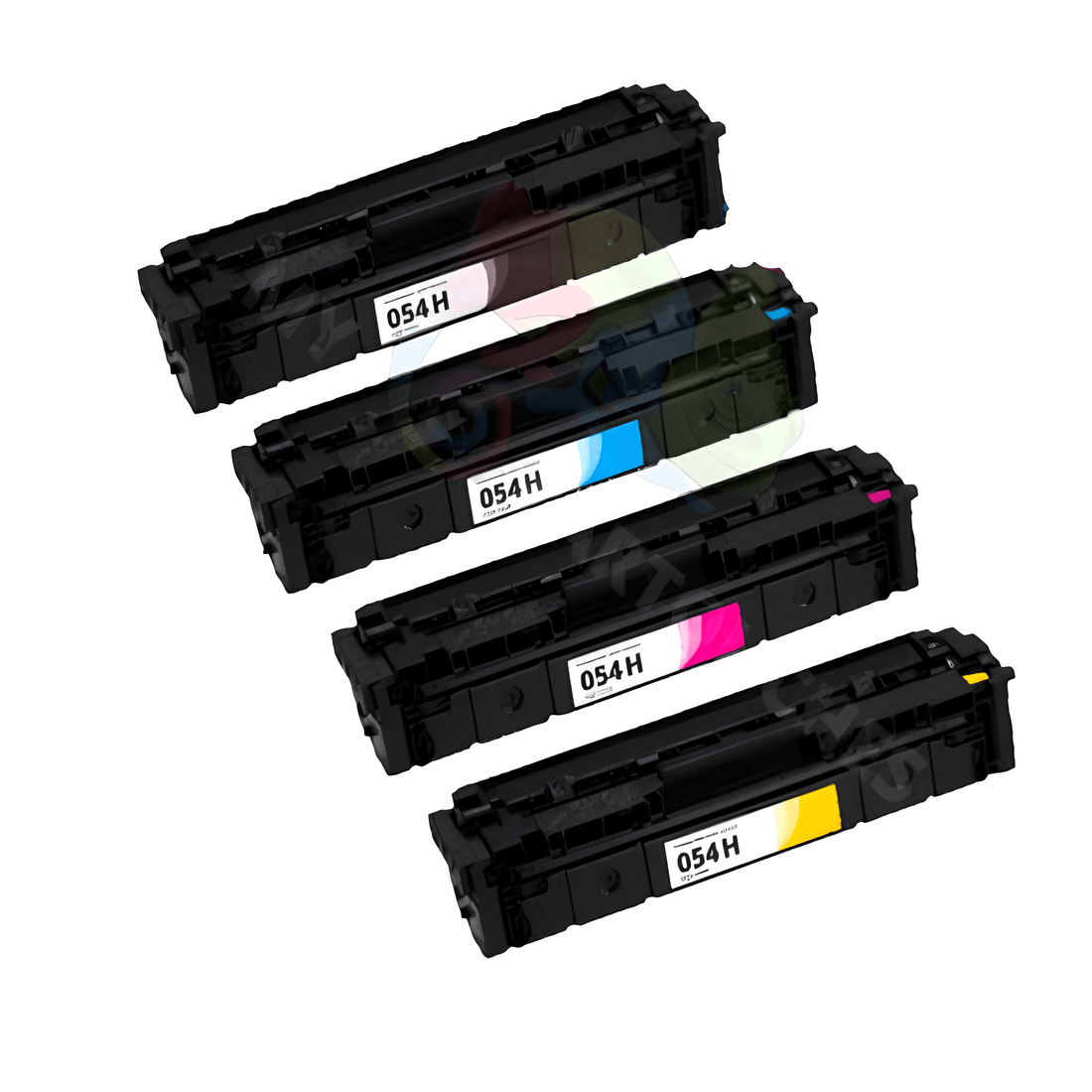 mycartouches ads Pack B/C/M/Y Canon 054H - Pack de 4 Toners Compatibles Canon LC054