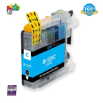 mycartouches Jet d'encre Cyan / 800 PAGES / 10 ML / B123C Cartouche Brother LC-123 XL Cyan — DCP-J132W, DCP-J152W