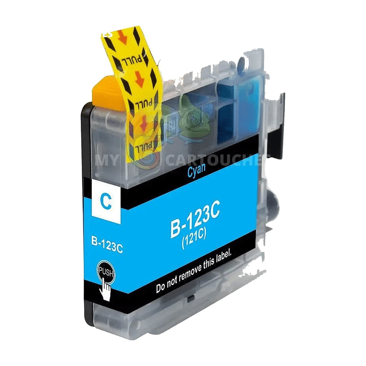mycartouches Jet d'encre Cyan / 800 PAGES / 10 ML / B123C Cartouche Brother LC-123 XL Cyan — DCP-J132W, DCP-J152W