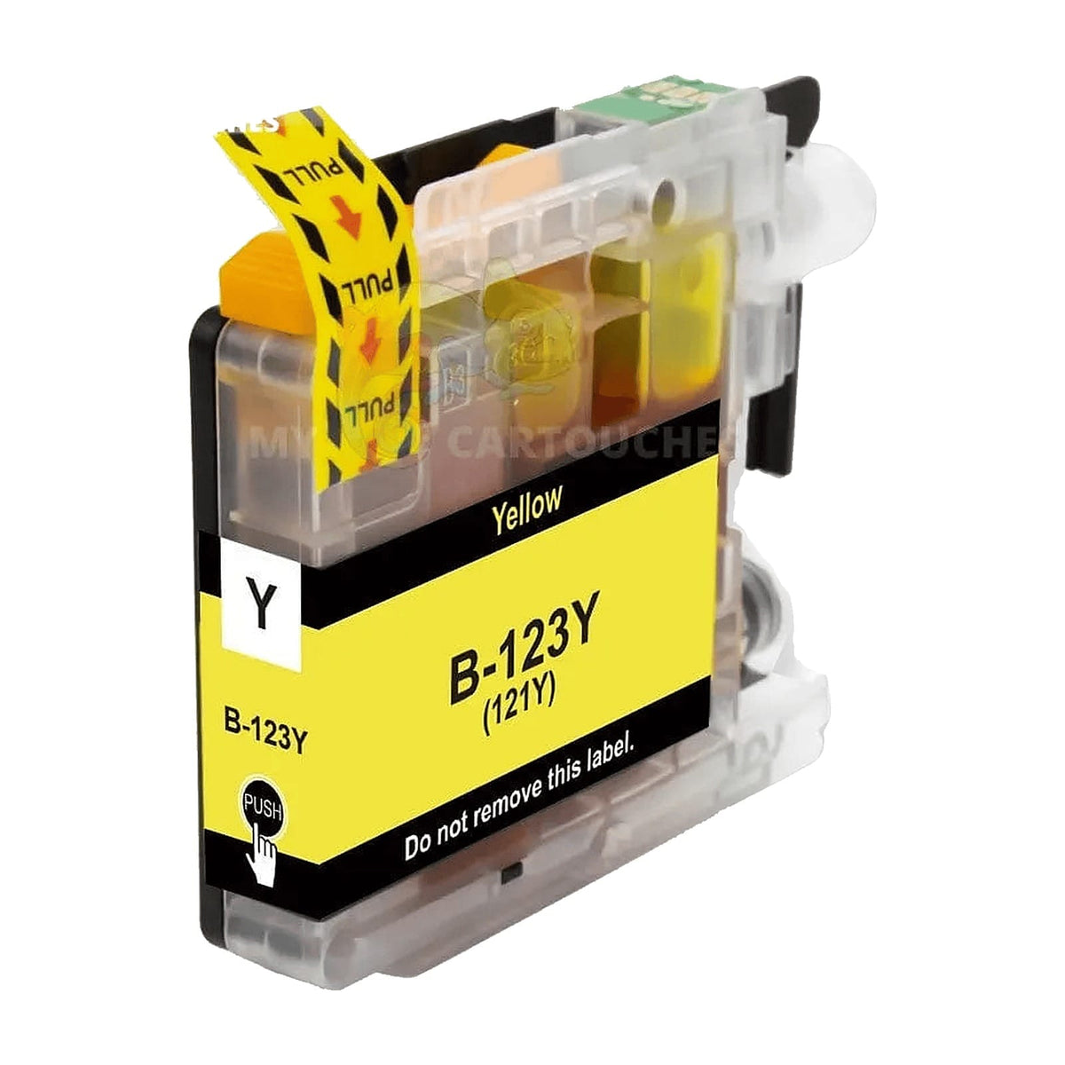 mycartouches Jet d'encre Yellow / 800 PAGES / 10 ML / B123Y Cartouche Brother LC-123 XL Jaune — DCP-J132W, DCP-J152W