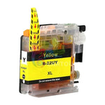 mycartouches Jet d'encre Yellow / 15 ML / 1500 pages / C8B22UY /  LC22UY Cartouche Brother LC-22UY XL Jaune: Brother DCP-J785DW, MFC-J985DW