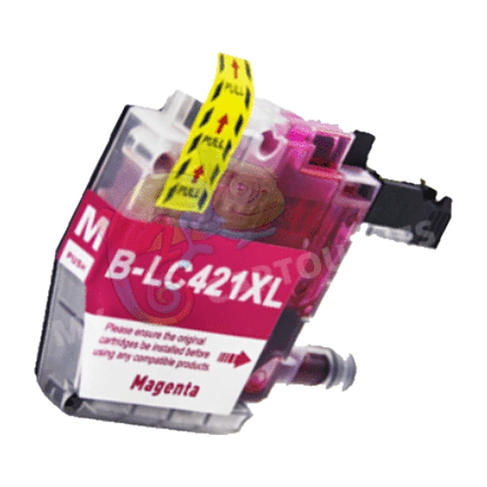 MyCartouches Jet d'encre Magenta / 7.5 ML / 500 Pages / LC421XLM Cartouche Brother LC-421 XL Magenta: DCP-J 1050 DW, DCP-J 1800 DW