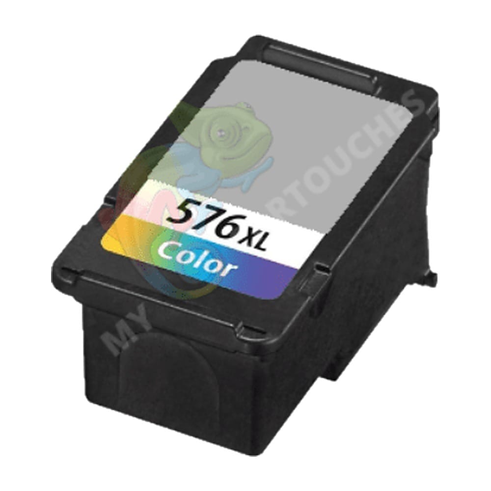 mycartouches Jet d'encre C.M.Y / 13 ML . 300 Pages / 5441C001 Cartouche Canon CL-576XL Couleur 5441C001: Pixma TR 4750 i, TS 3550 i