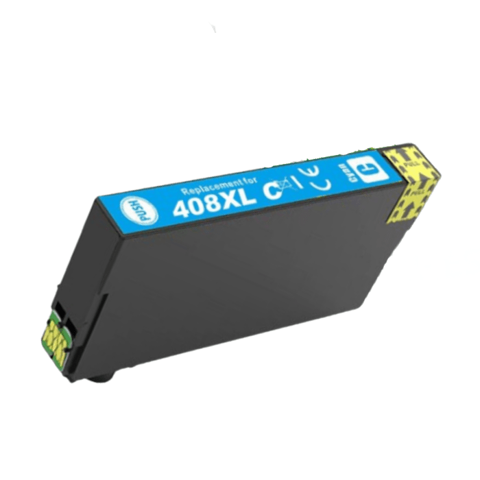 My Cartouches Jet d'encre Noir / XL / COMP-408XL-CYAN Cartouche Compatible Epson 408/408L XL NOIR