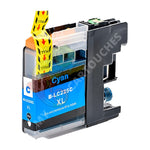mycartouches Jet d'encre Cyan / 1200 pages / LC225XLC Cartouche d'encre Brother LC225 (LC225XLC) Cyan Compatible