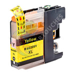 mycartouches Jet d'encre Yellow / 1200 pages / LC225XLY Cartouche d'encre Brother LC225 (LC225XLY) Yellow Compatible