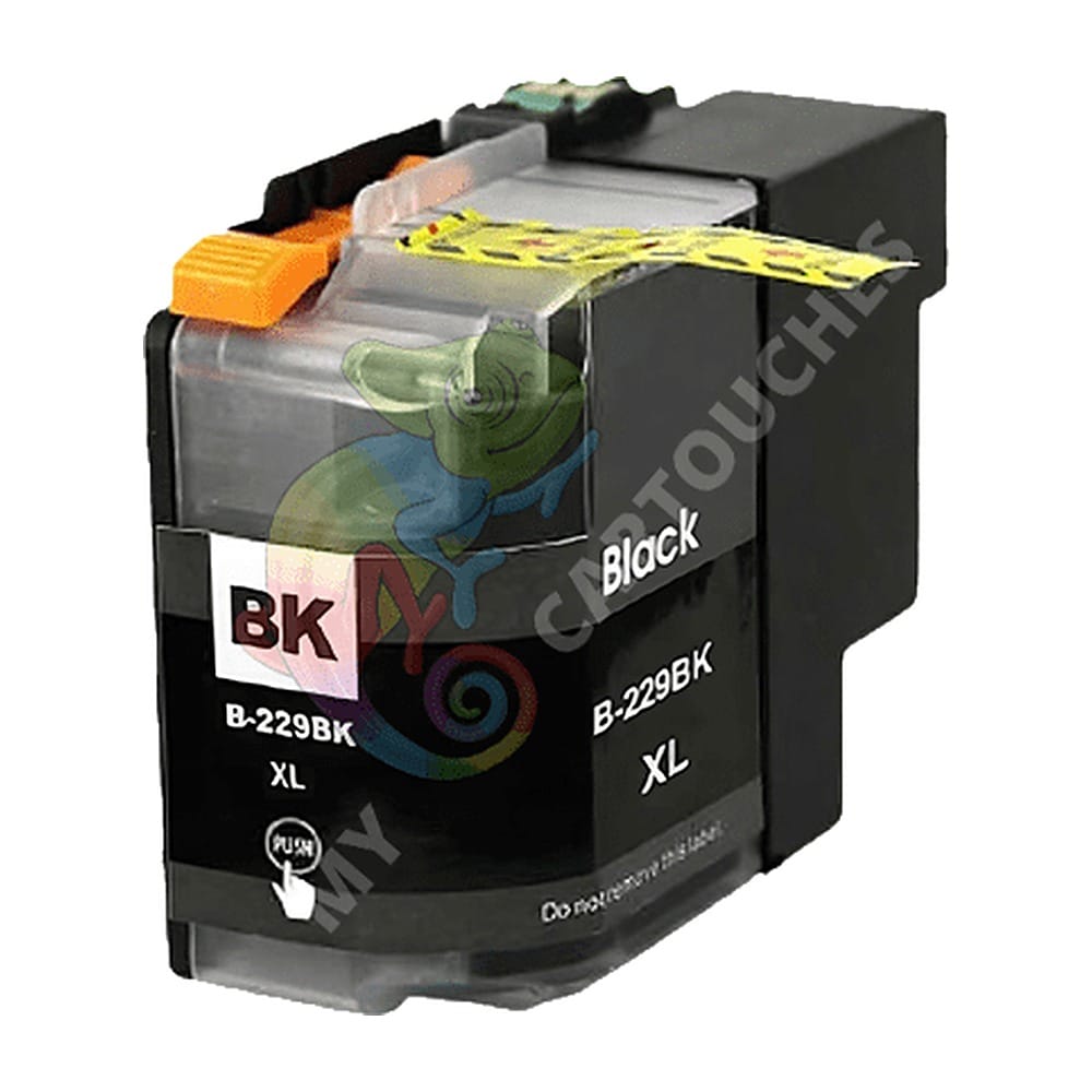mycartouches Jet d'encre Black / 2400 pages / LC229XLB Cartouche d'encre Brother LC229 (LC229XLB) Black Compatible