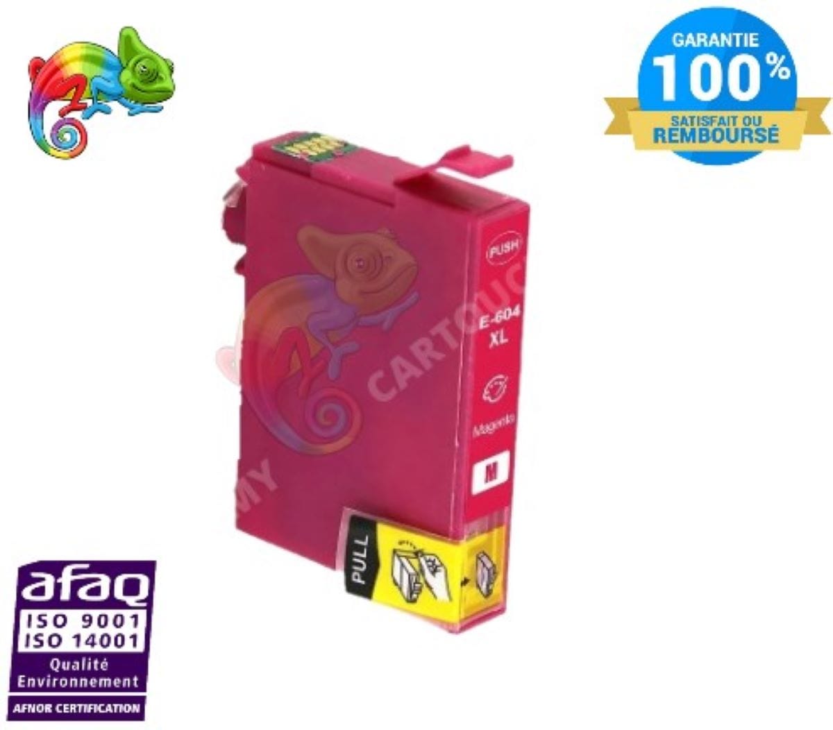 mycartouches Jet d'encre Magenta / 500 pages / C13T10H34010 Cartouche D'encre Epson ( ANANAS ) 604 XL Magenta Epson 604 Compatible