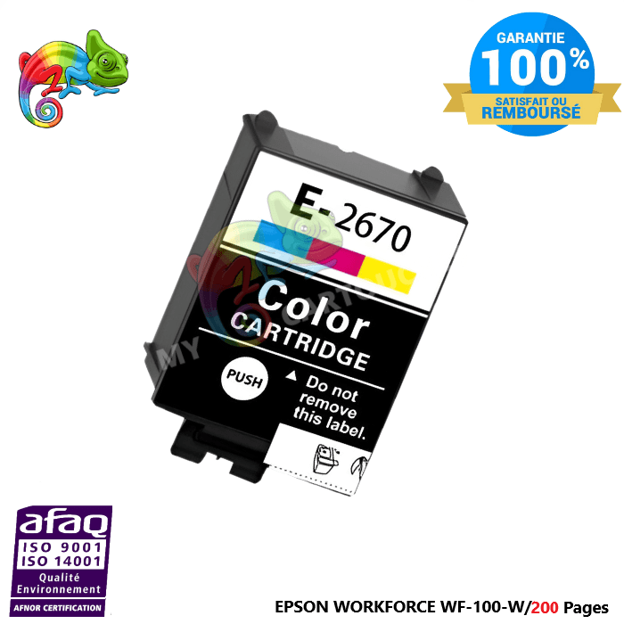 mycartouches Jet d'encre Cartouche D'encre Epson T-267 COULEUR Epson  ( C13T26704010 ) Compatible