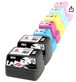 mycartouches ads Jet d'encre Cartouche D'encre   HP 363 Pack de 6 Cartouche HP 363 XL Compatibles
