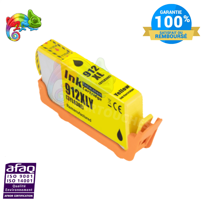 MyCartouches 🇫🇷 Jet d'encre Cartouche d'encre Pour HP 912XL Yellow  Compatible HP ( 3YL83AE )