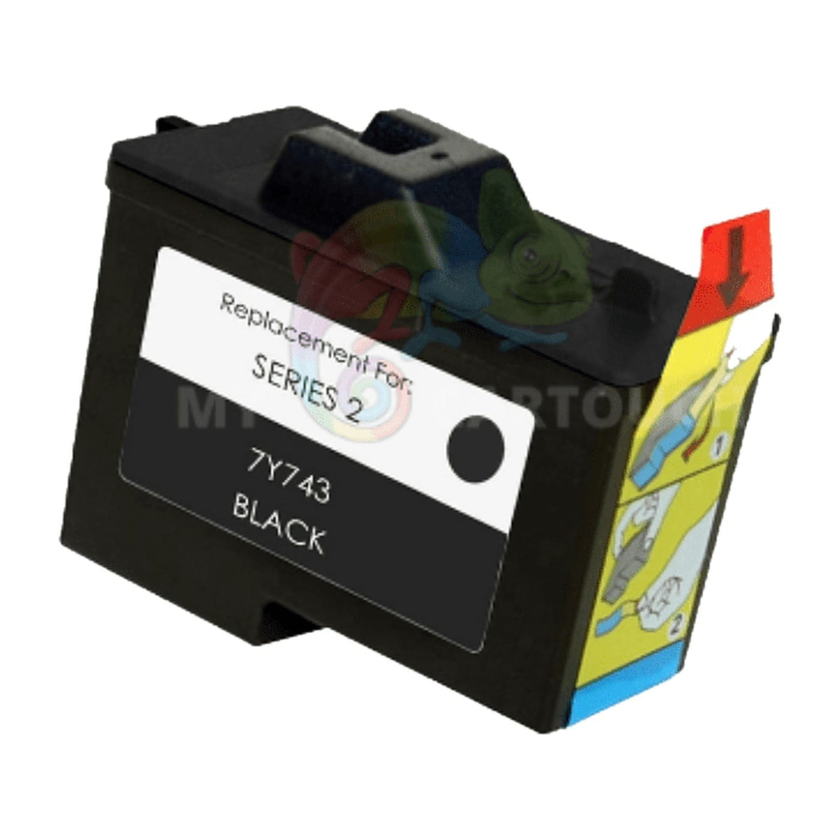 mycartouches Jet d'encre Black / 600 pages / 7Y743 Cartouche Dell Séries 2 Noir 7Y743: Dell A 940, Dell A 960
