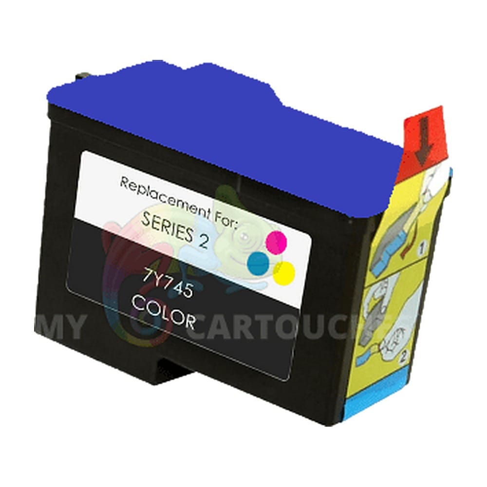 mycartouches Jet d'encre C/M/Y / 7Y745 Cartouche Dell Séries 2 Noir 7Y745: Dell A 940, Dell A 960