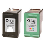 mycartouches ads Pack C/M/Y Pack 2 Cartouches HP 336 Noir + HP 342 Couleur — DeskJet 5440, Photosmart 2575, PSC 1510
